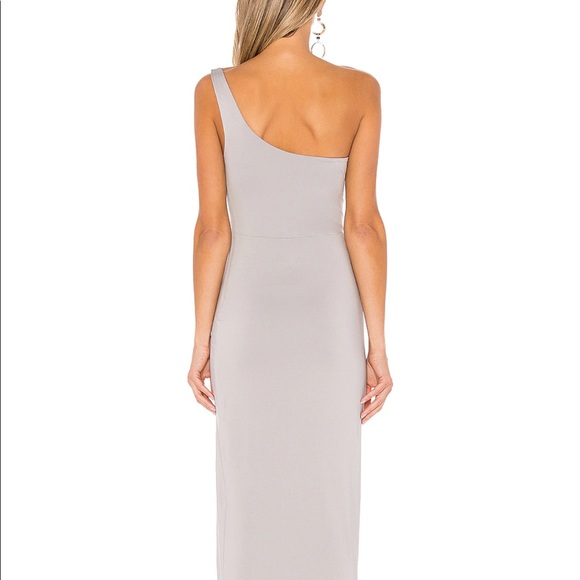 Superdown Erla Cutout Maxi Dress in Light Grey - Picture 2 of 11